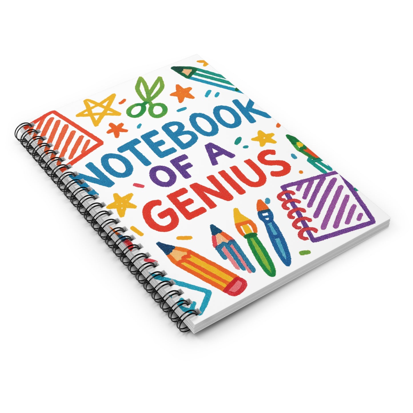 Notebook of a Genius - Spiral Notebook