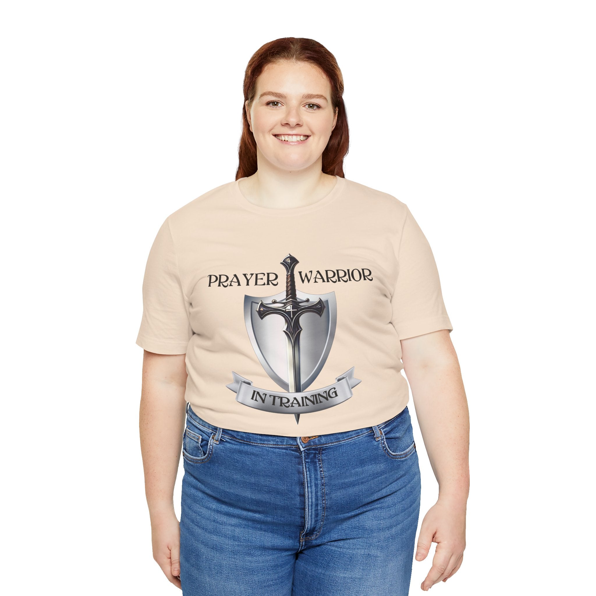 Prayer Warrior in Training - Unisex Jersey Short Sleeve Tee