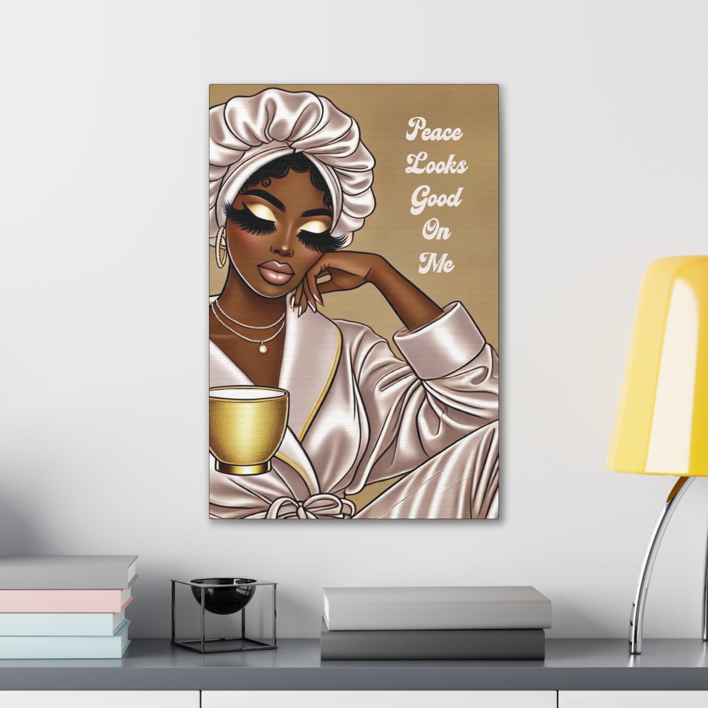 Peace Looks Good On Me - Canvas Art