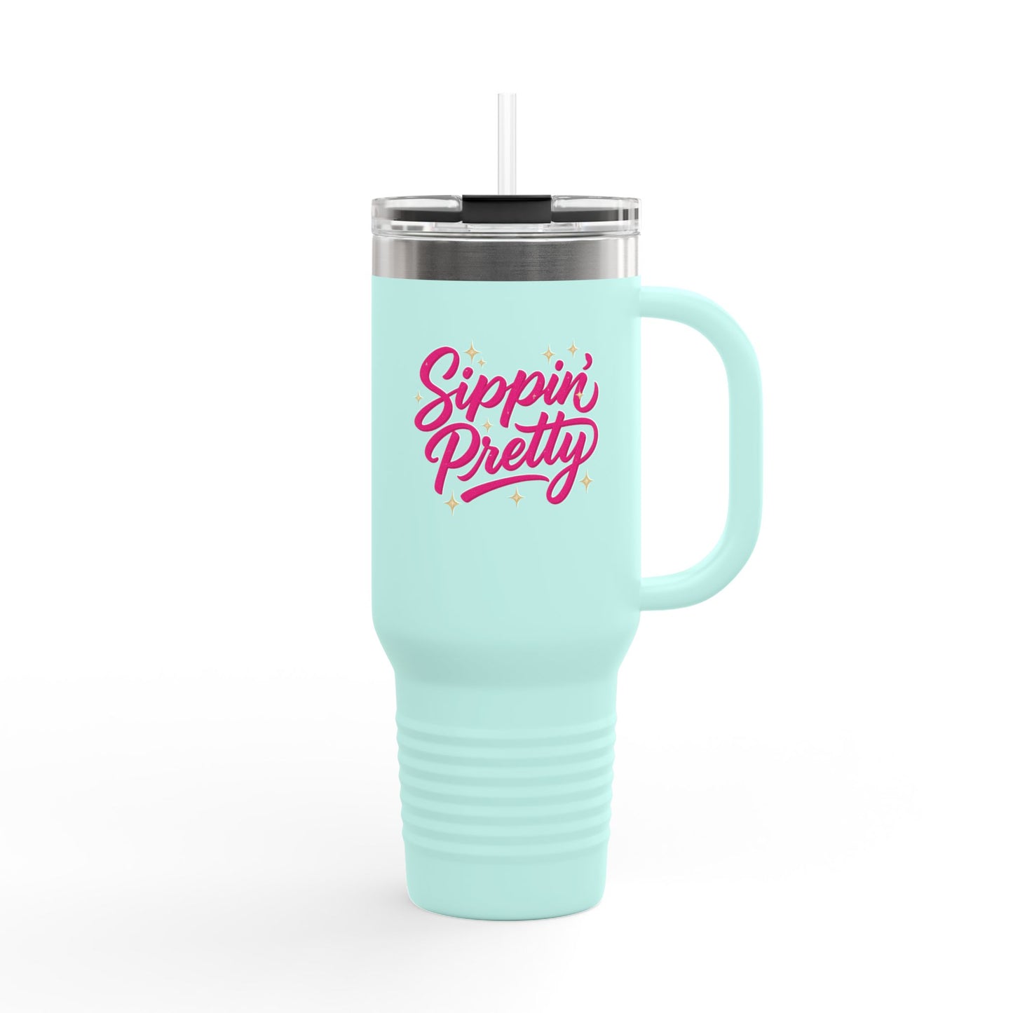 Sippin' Pretty - Insulated Travel Mug, 40oz