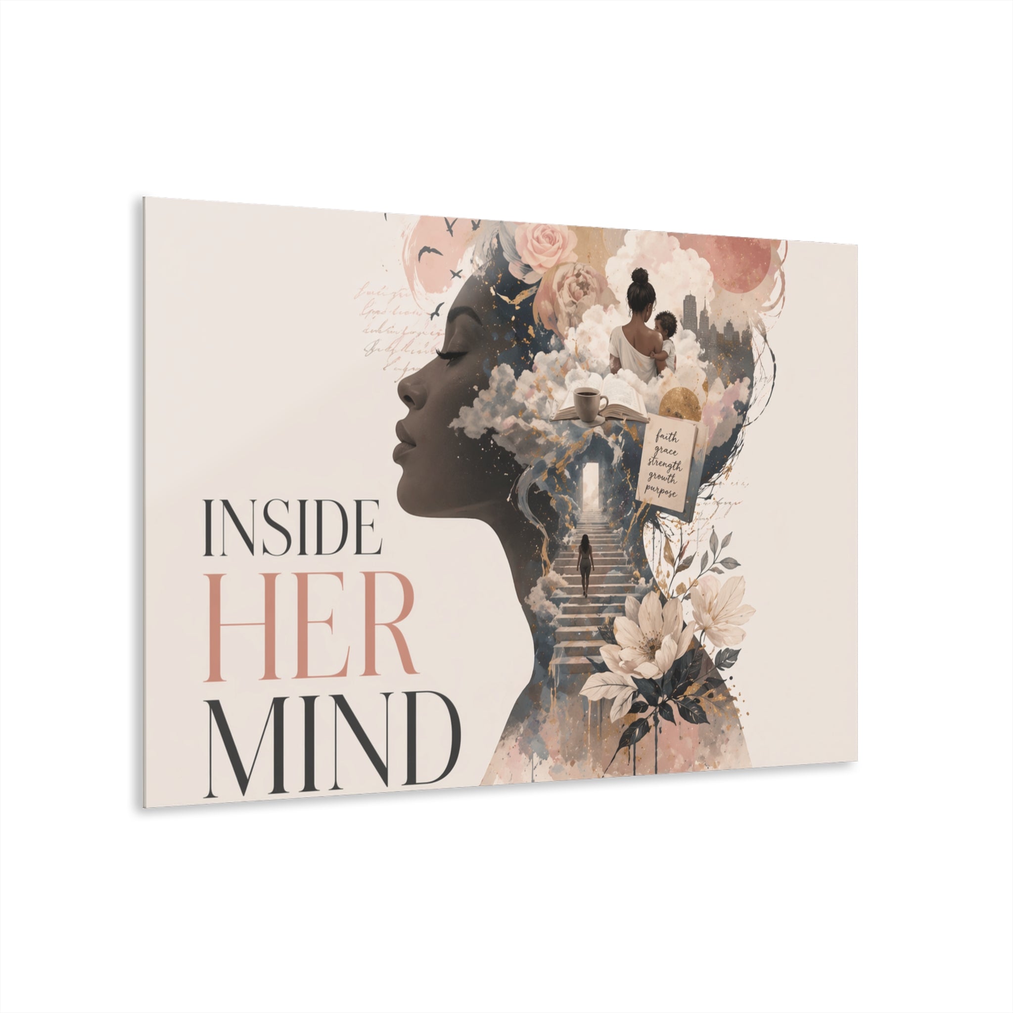 Inside Her Mind - Acrylic Prints (French Cleat Hanging)