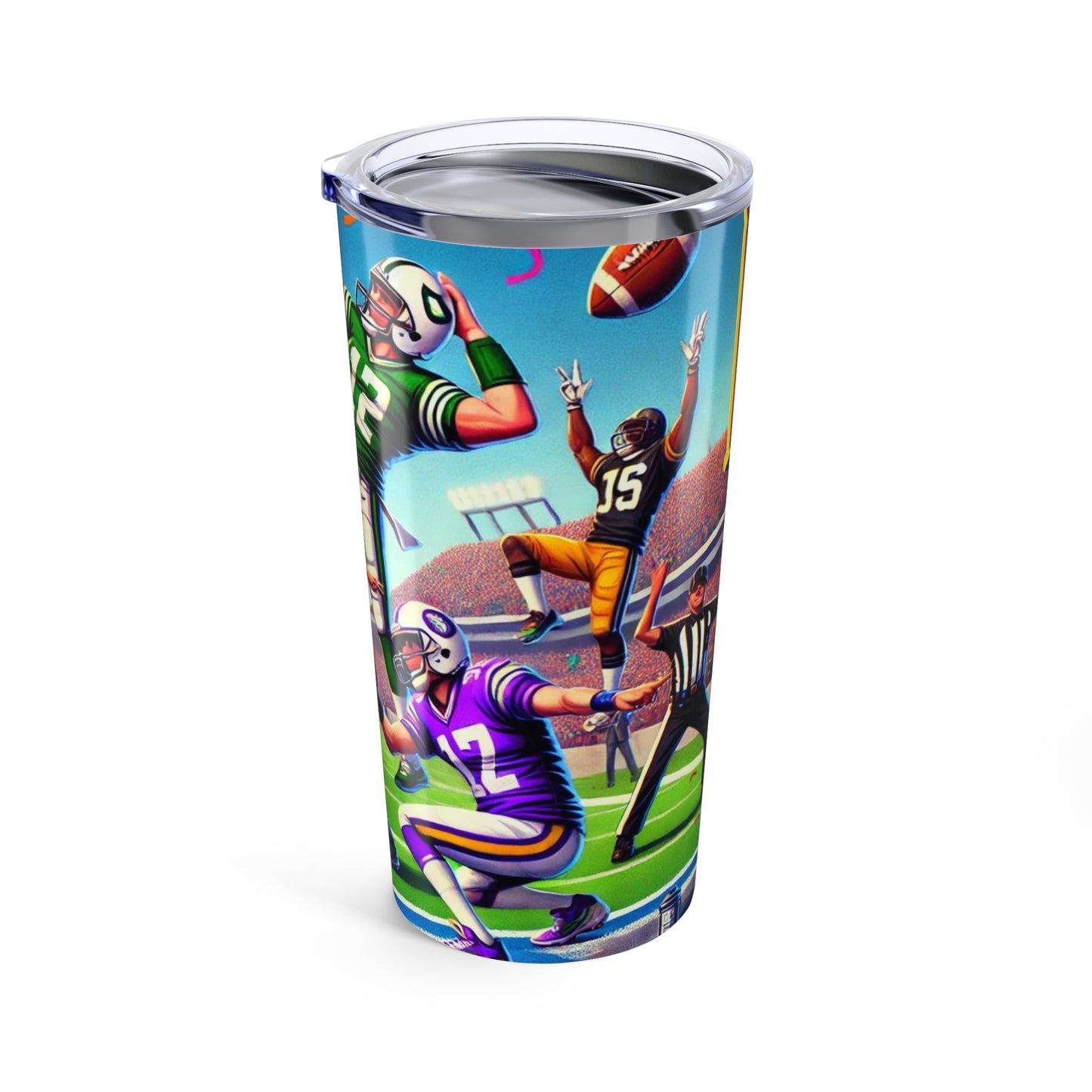 Dancing in the Endzone - Tumbler 20oz - Creatively Designed Shop