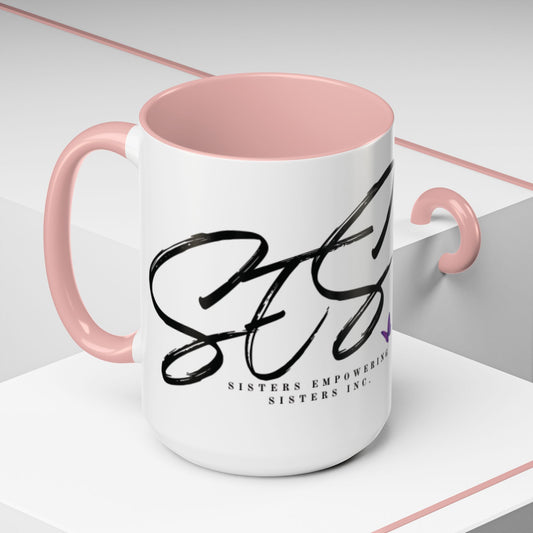Sisters Empowering Sisters (SES) - Accent Coffee Mug