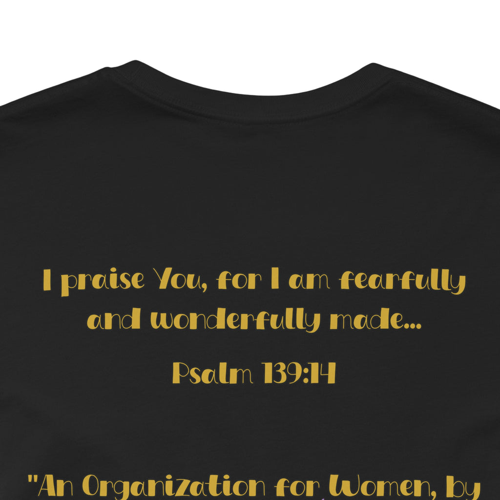 Sisters Empowering Sisters – Crown & Butterfly - Unisex Jersey Short Sleeve Tee