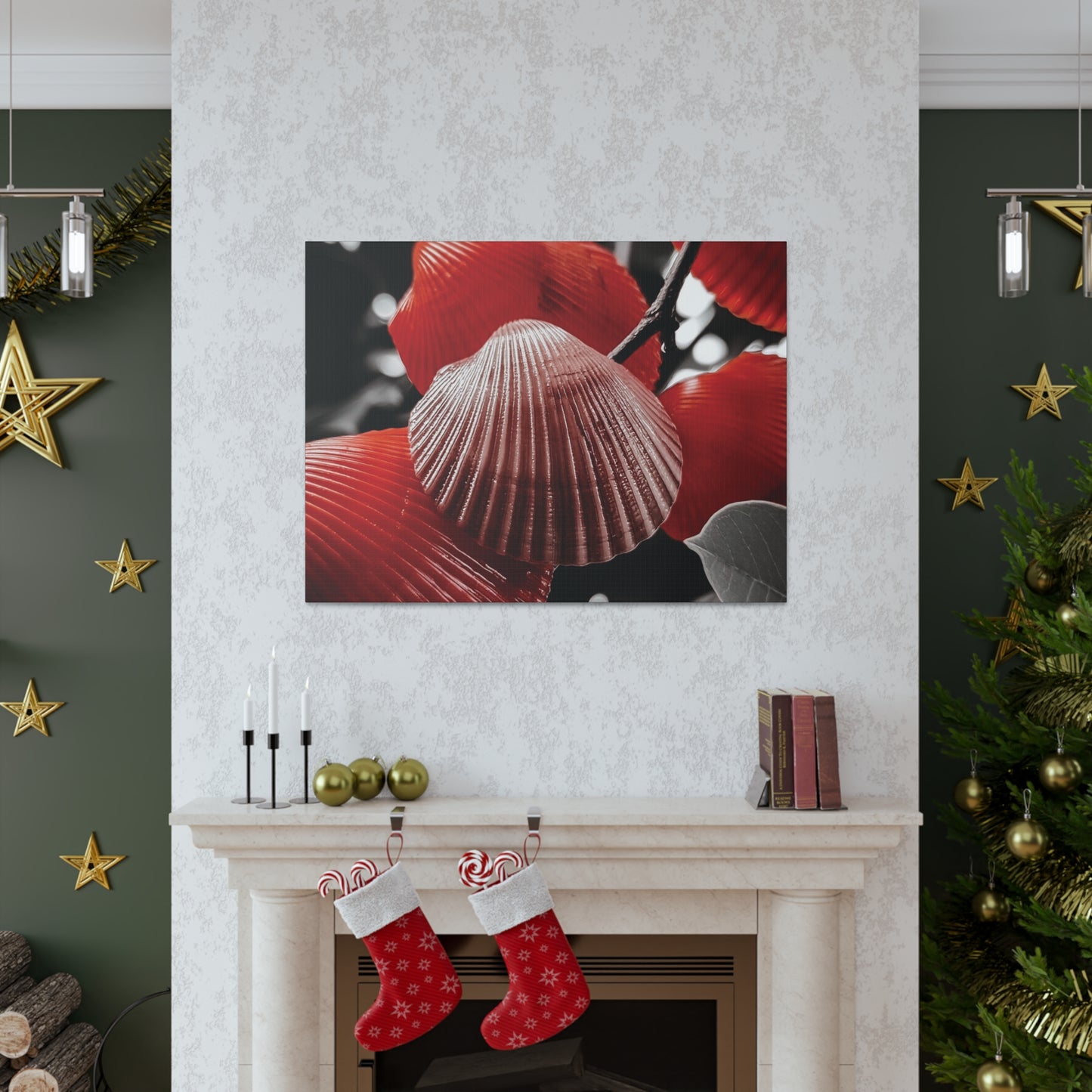 Red Shells - Canvas Gallery Wraps