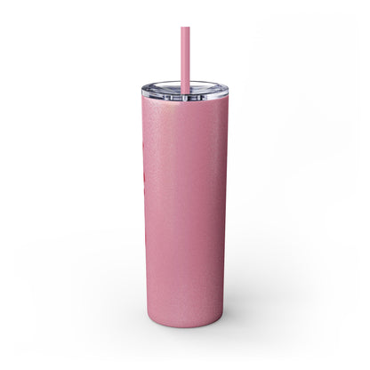 Drink Like A Boss - Skinny Tumbler with Straw, 20oz - Creatively Designed Shop