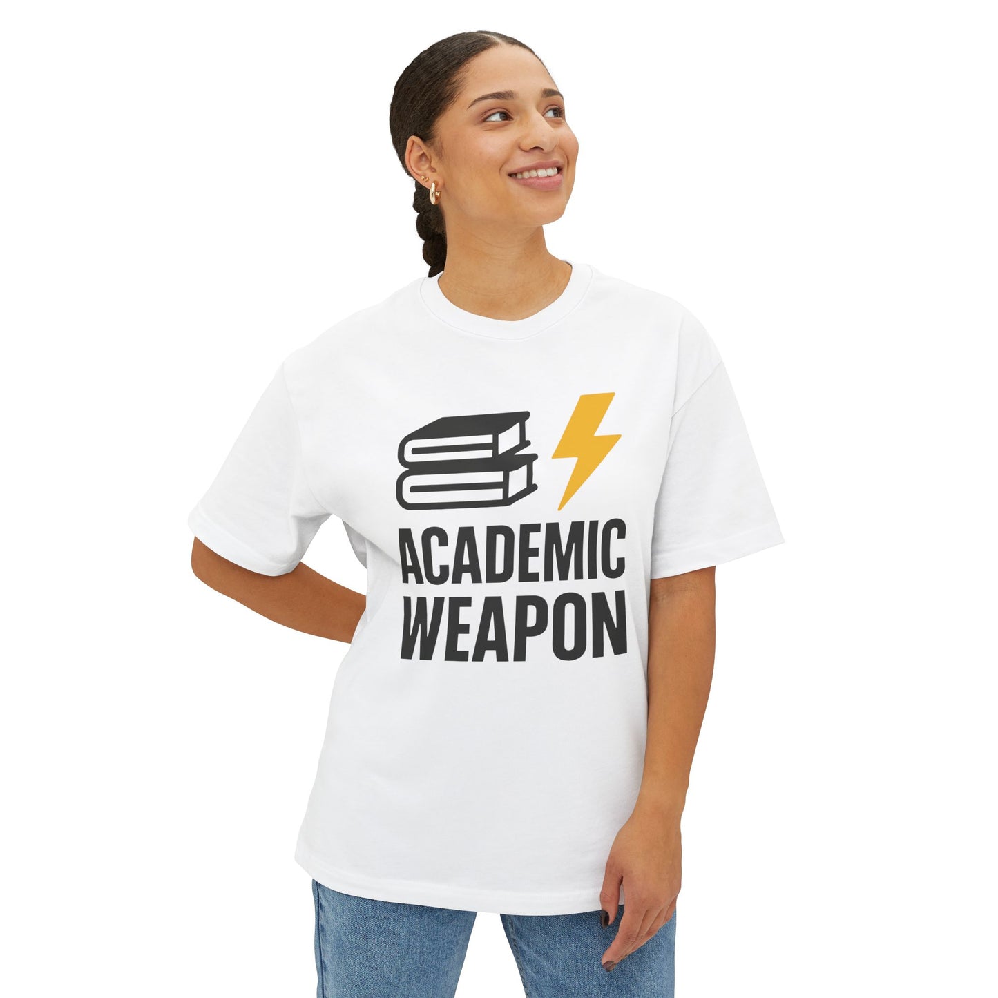 Academic Weapon - Unisex Oversized Boxy Tee