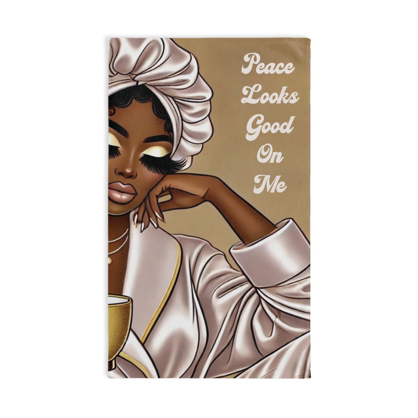 Peace Looks Good On Me - Elegant Hand Towel