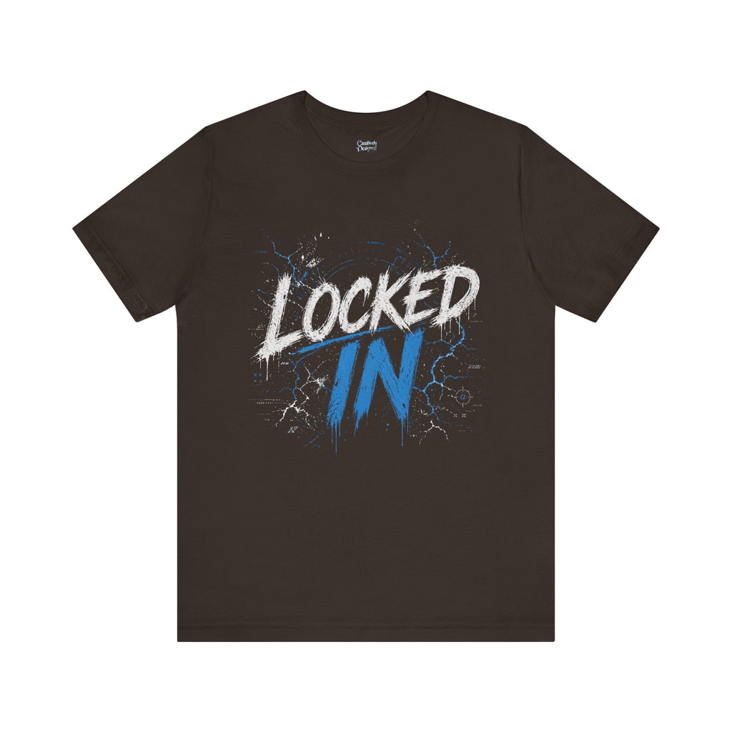 Locked In (Blue) - Jersey Short Sleeve Tee