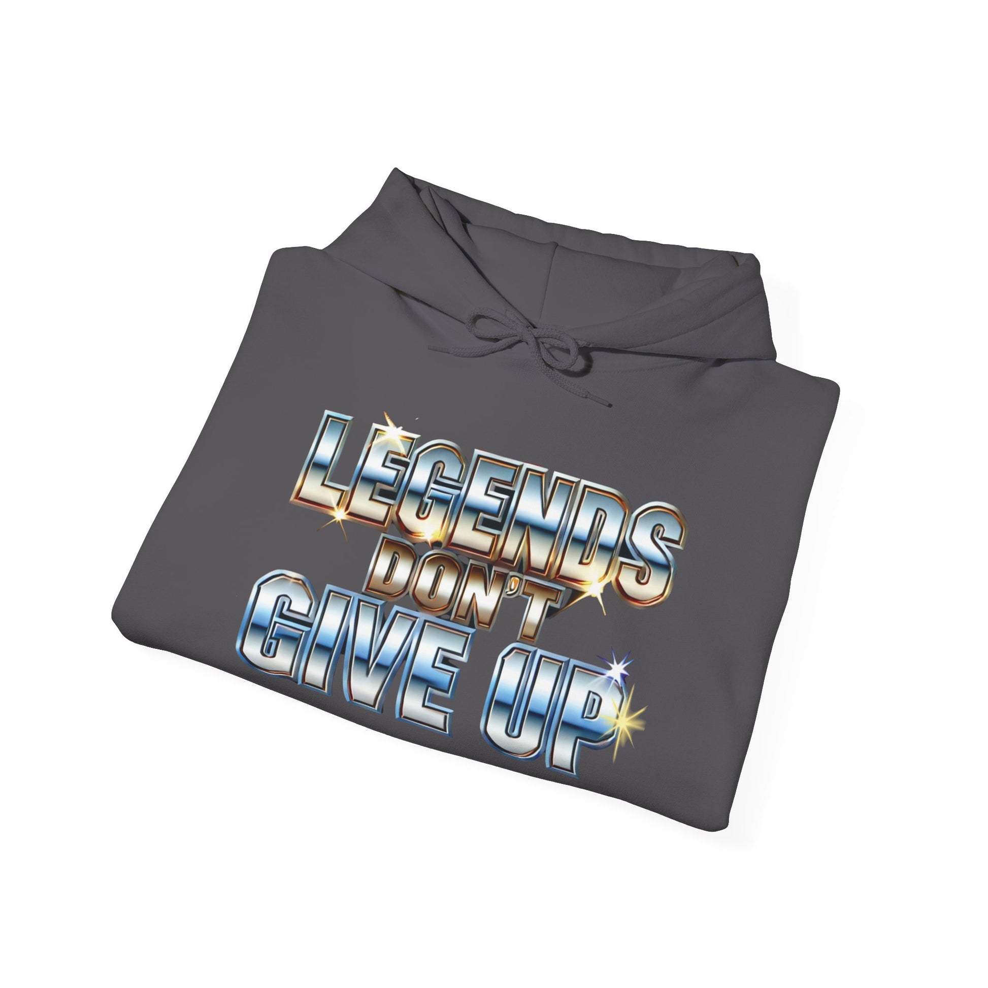Legends Don't Give Up - Unisex Heavy Blend™ Hooded Sweatshirt - Creatively Designed Shop