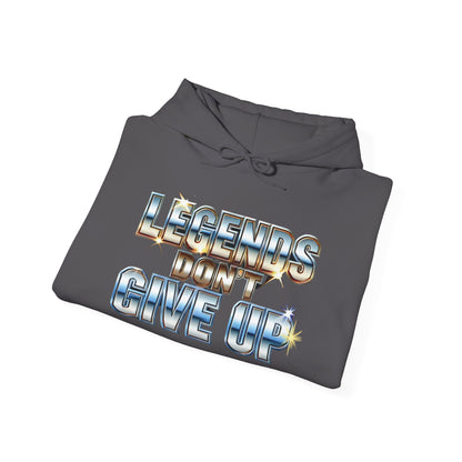 Legends Don't Give Up - Unisex Heavy Blend™ Hooded Sweatshirt - Creatively Designed Shop