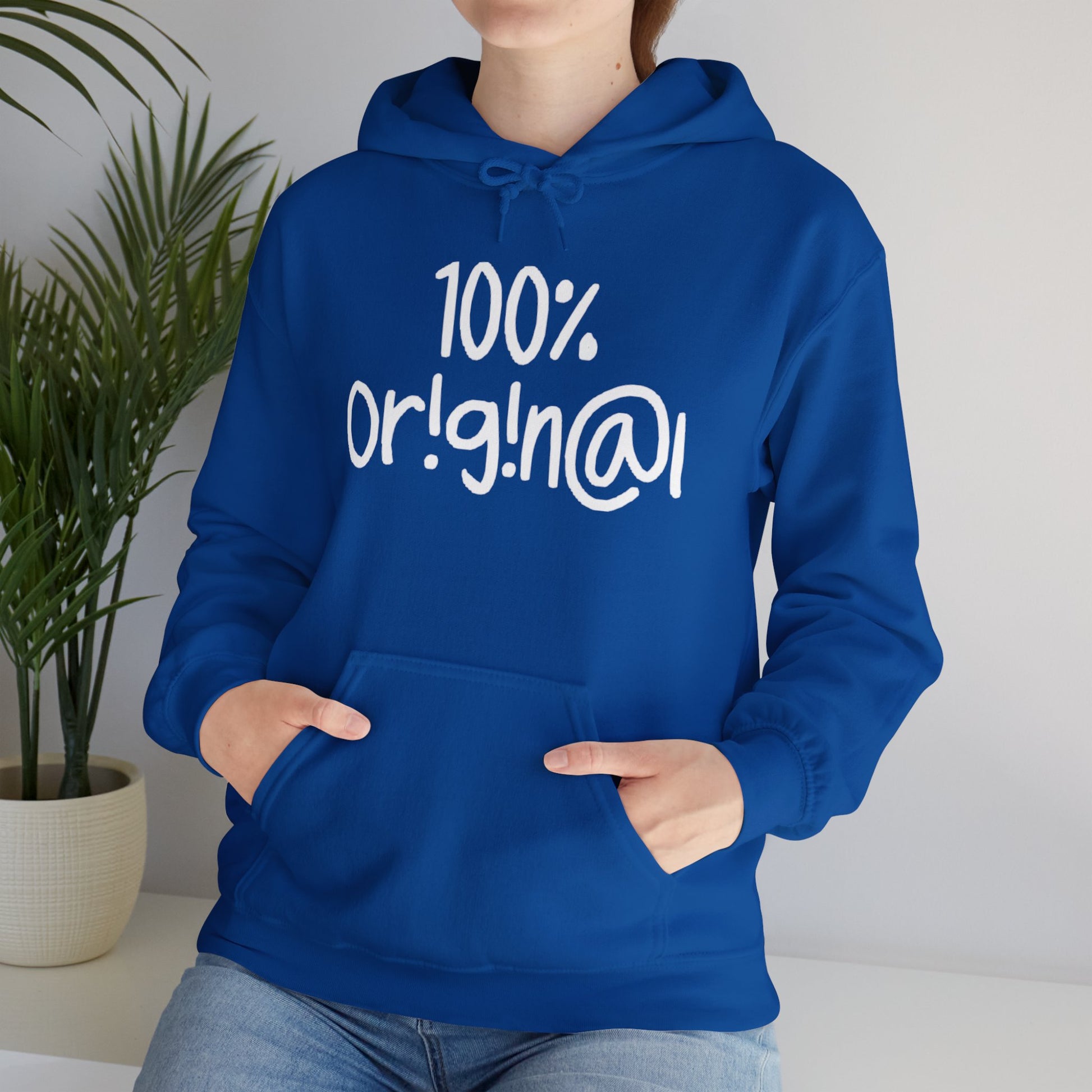 "100% Or!g!n@l" - Unisex Heavy Blend™ Hooded Sweatshirt - Creatively Designed Shop