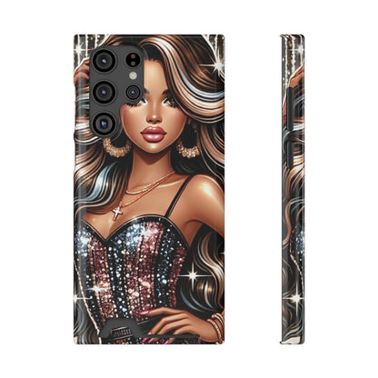 "Beautiful" - Phone Case With Card Holder - Creatively Designed Shop