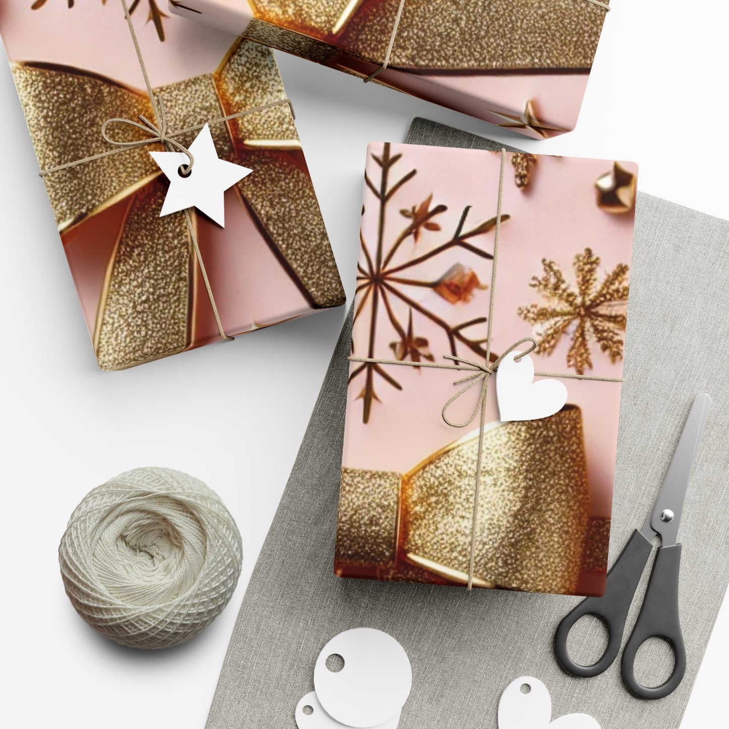 Pink & Gold Glam - Gift Wrap Papers