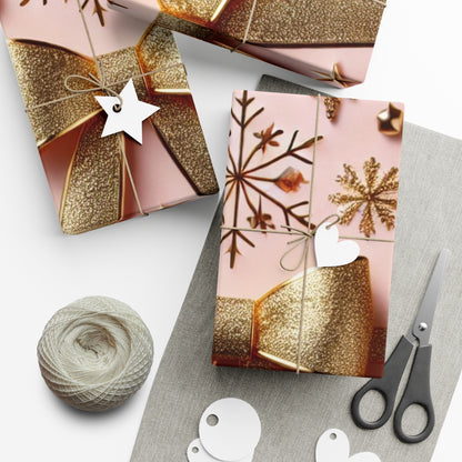 Pink & Gold Glam - Gift Wrap Papers