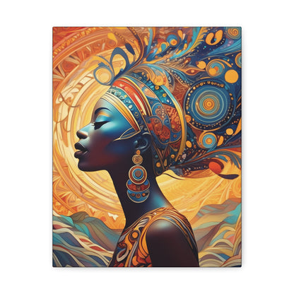 African Beauty - Canvas Gallery Wraps