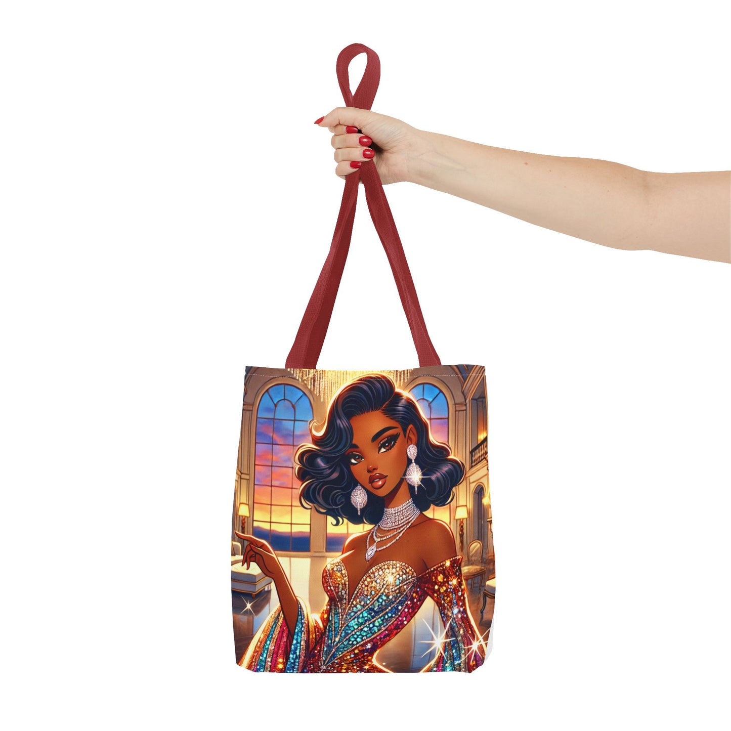 "Elegance Suits Me" (Hazel) - Tote Bag (AOP)