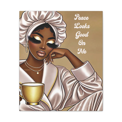 Peace Looks Good On Me - Canvas Art