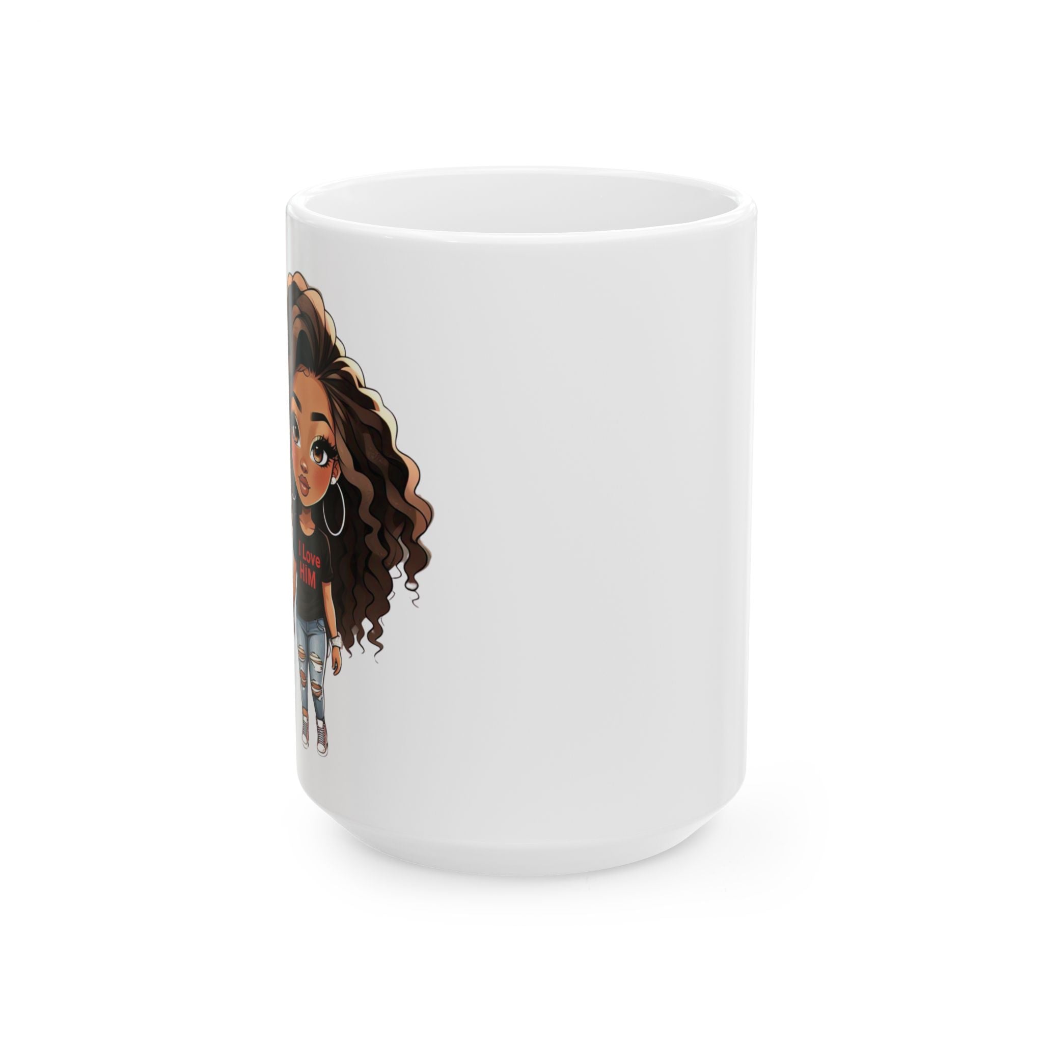 I Love Her, I Love Him - Ceramic Mug (11oz & 15oz)