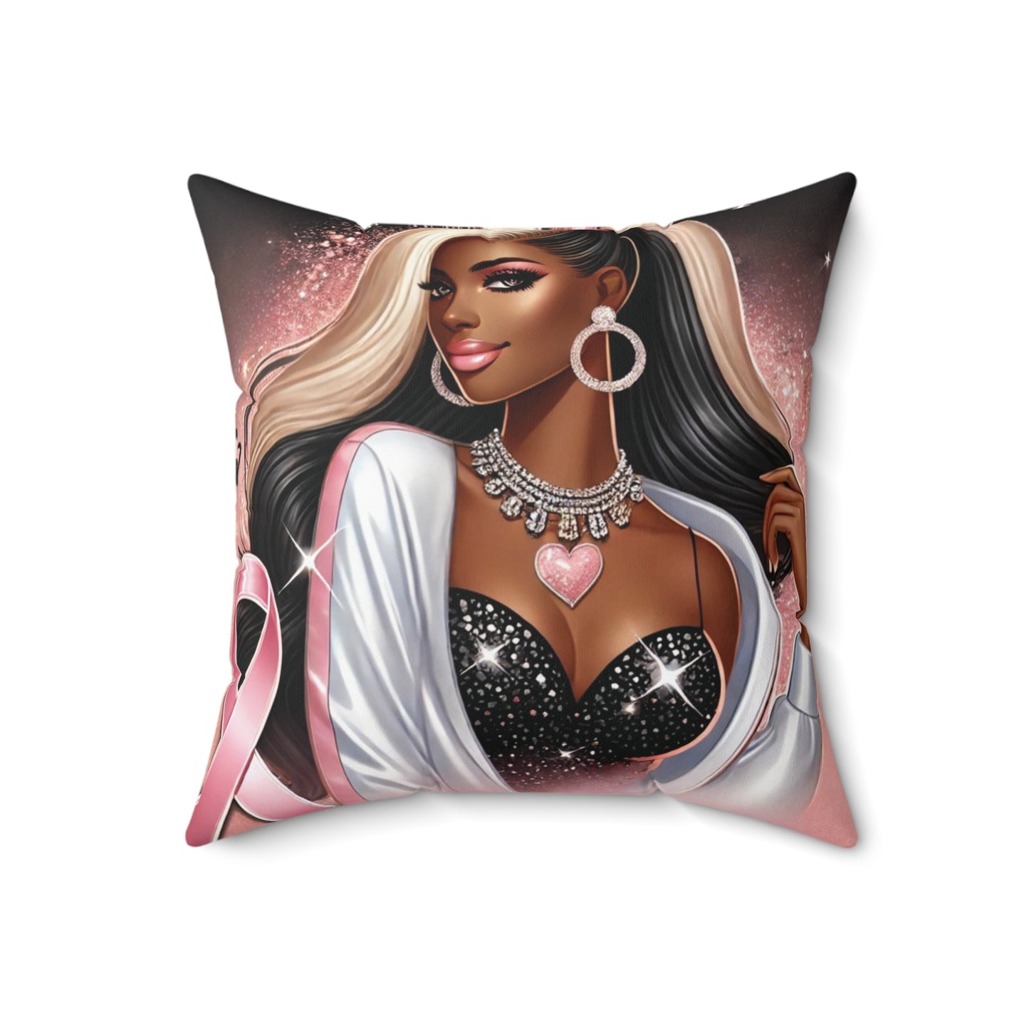 Bold Beautiful Unbreakable - Spun Polyester Square Pillow
