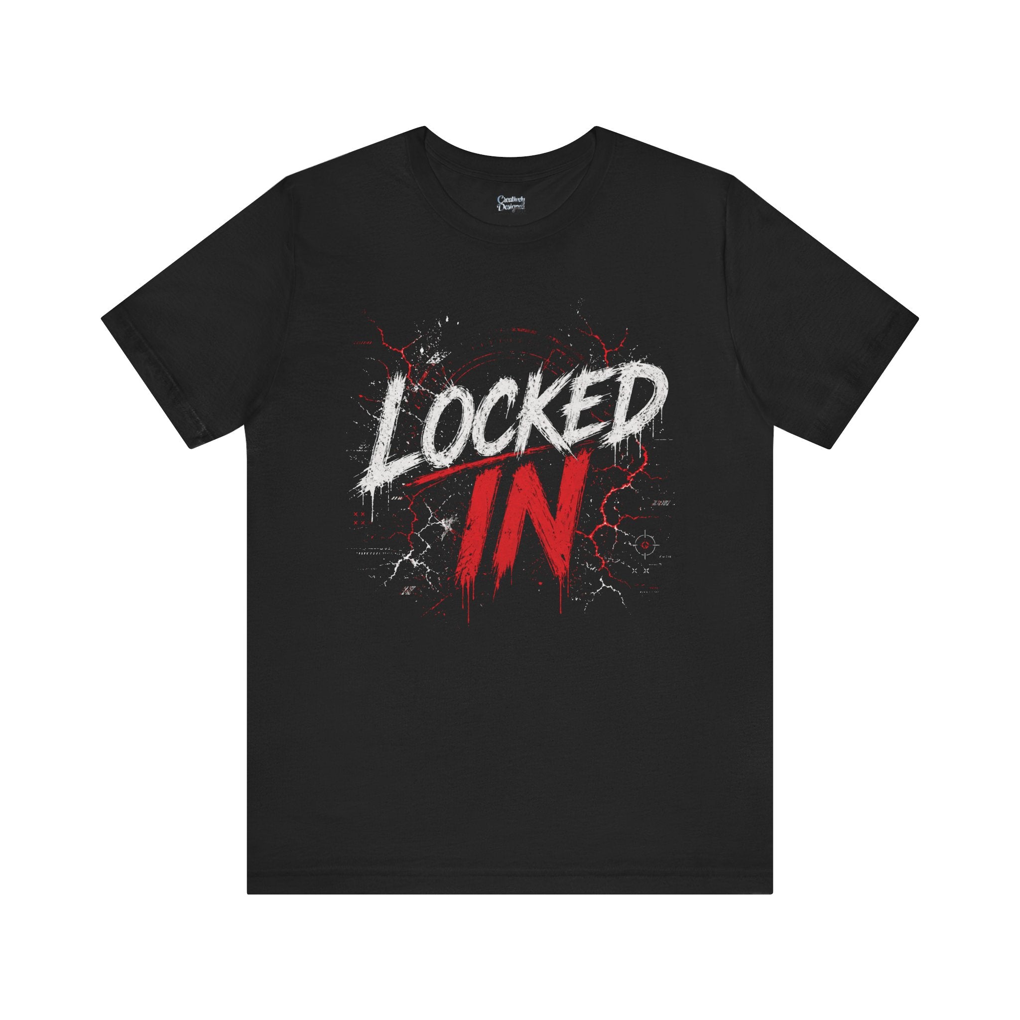 Locked In (Red) - Jersey Short Sleeve Tee