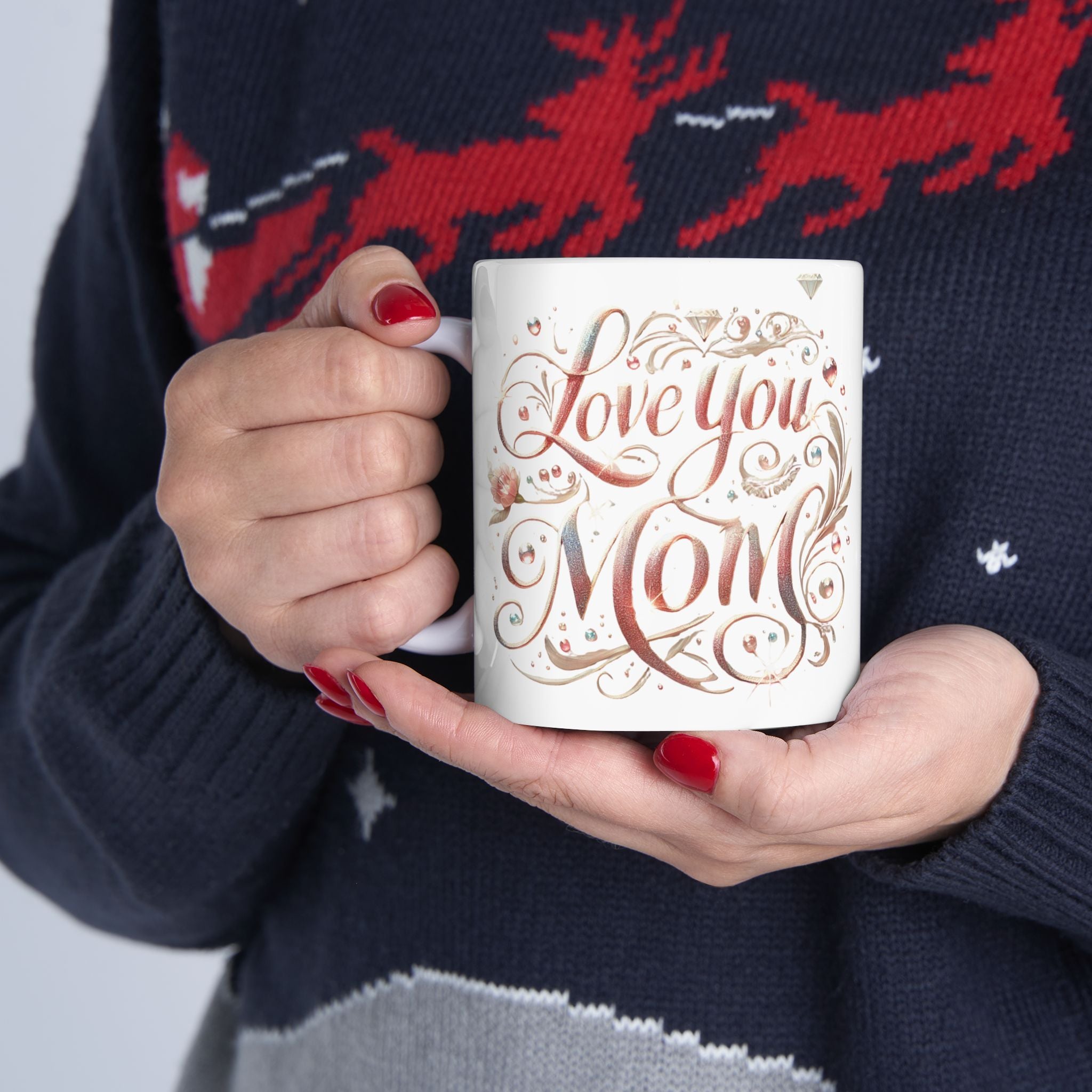 Love You Mom – Ceramic Coffee Mug