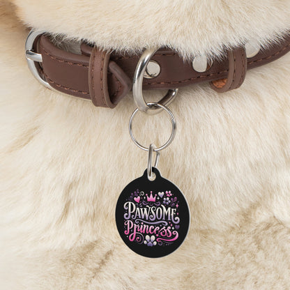Pawsome Princess - Pet Tag - Creatively Designed Shop
