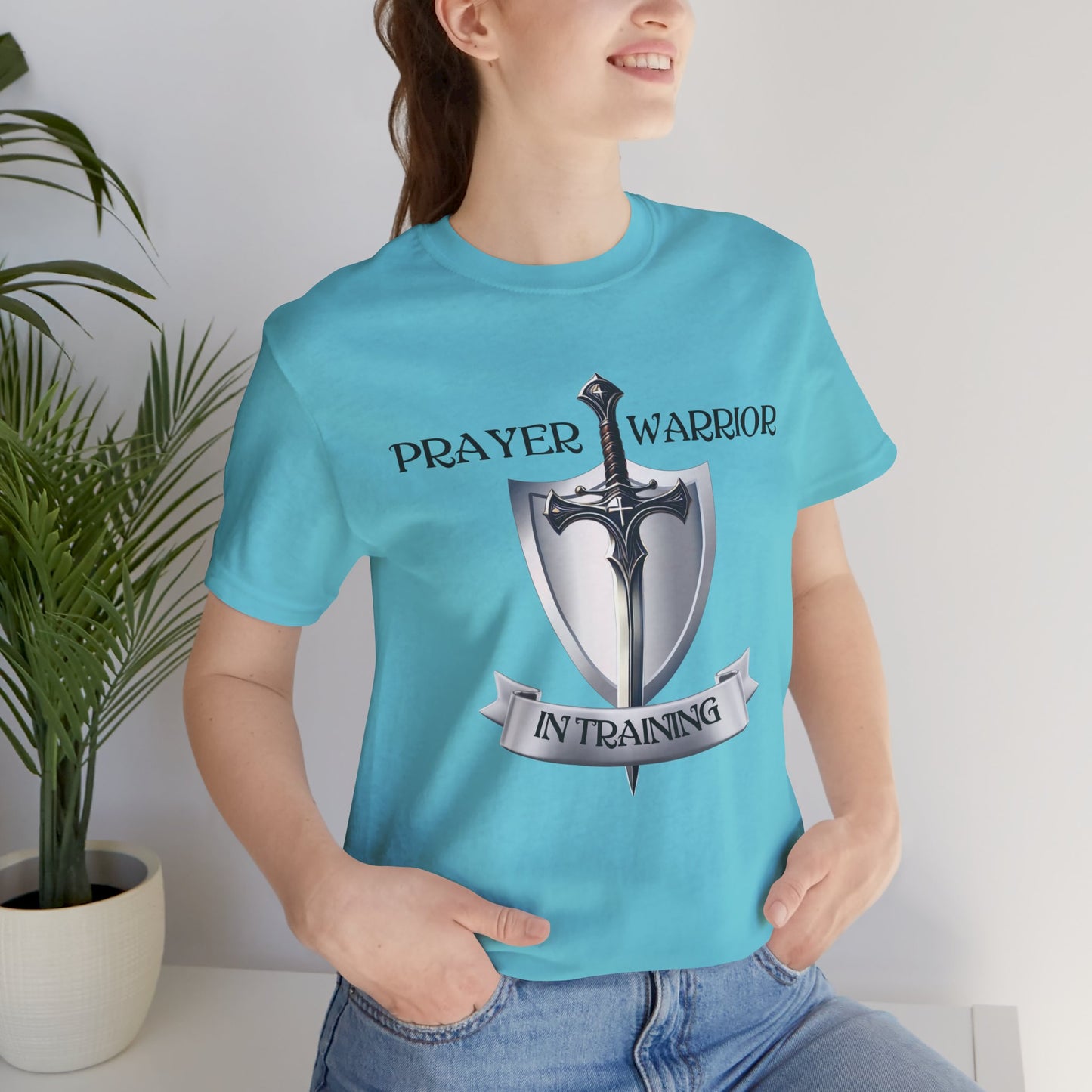 Prayer Warrior in Training - Unisex Jersey Short Sleeve Tee