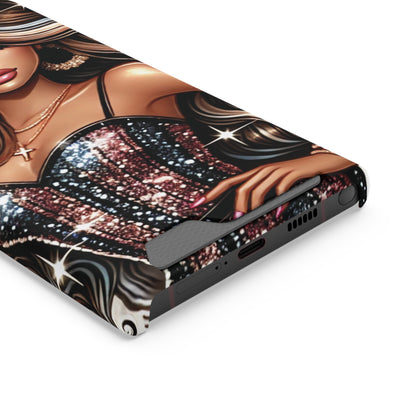"Beautiful" - Phone Case With Card Holder - Creatively Designed Shop