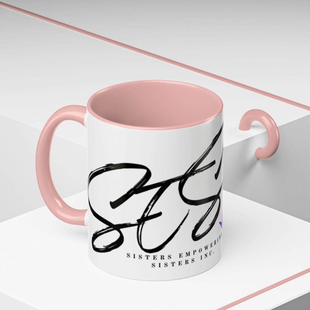 Sisters Empowering Sisters (SES) - Accent Coffee Mug