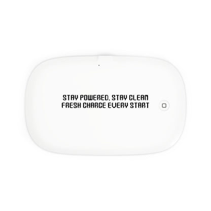 "Stay Powered, Stay Clean" - UV Phone Sanitizer and Wireless Charging Pad - Creatively Designed Shop