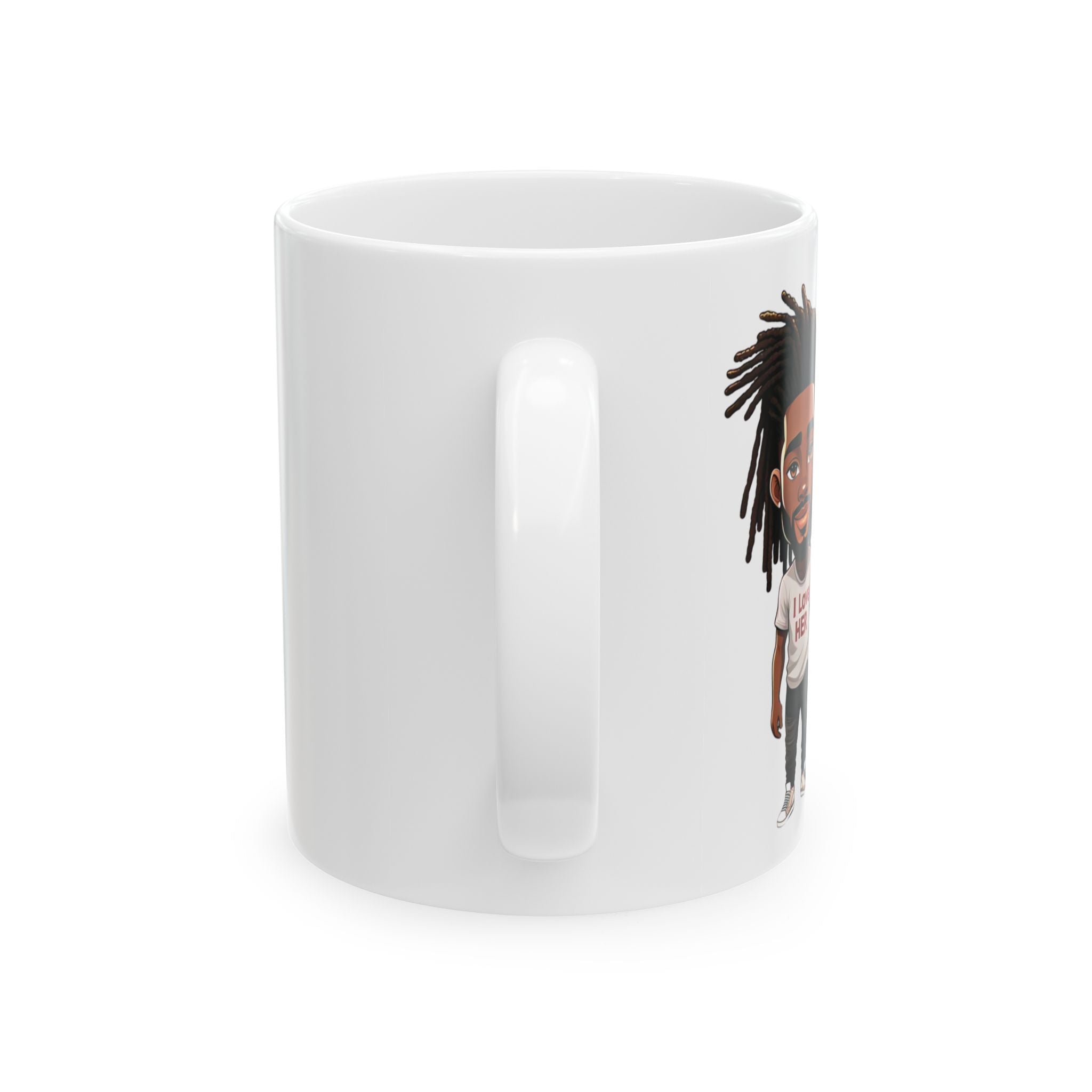 I Love Her, I Love Him - Ceramic Mug (11oz & 15oz)