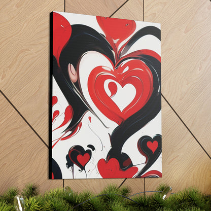 Hearts & Love - Canvas Gallery Wraps