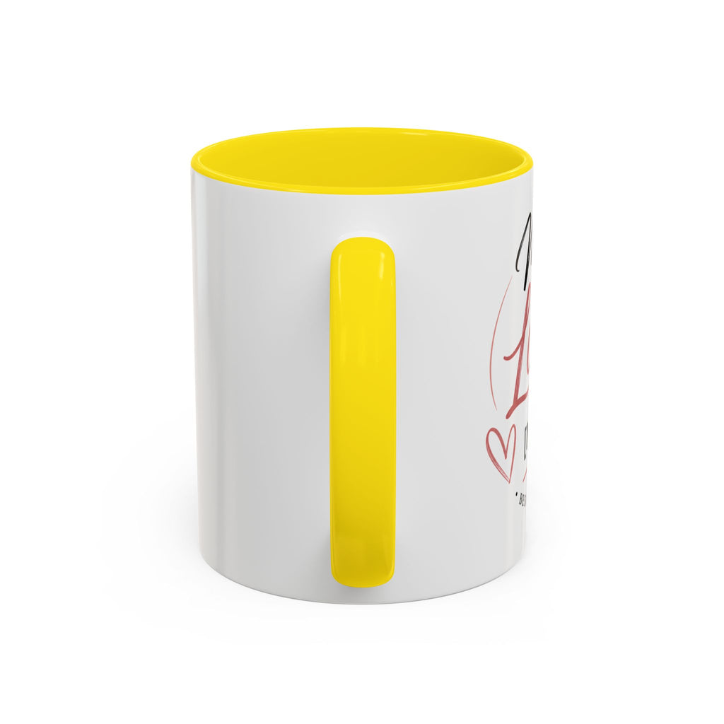 💖 Made With Love For [Name] – Best Mom. Always. - Personalized Accent Coffee Mug
