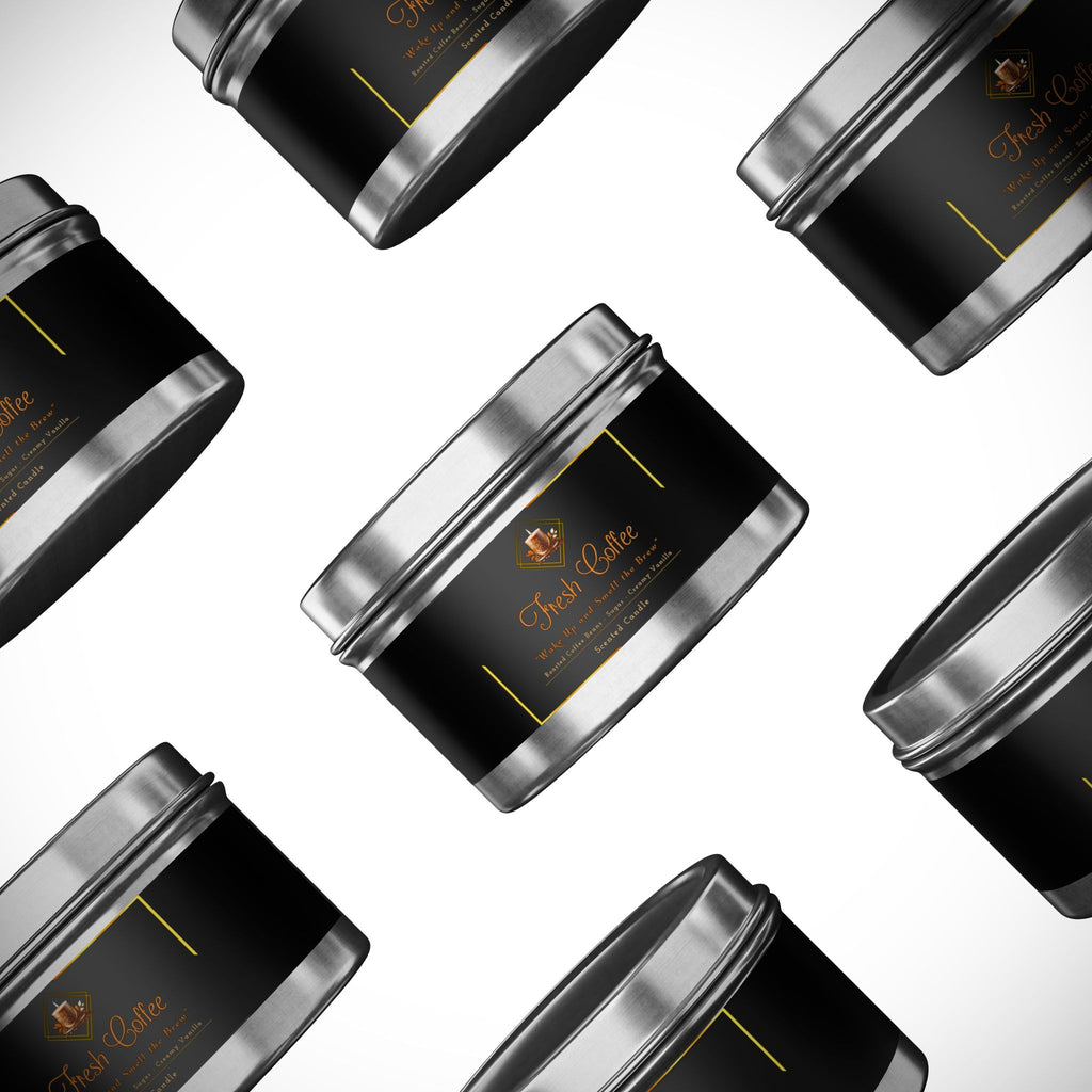 Fresh Coffee - Tin Candles