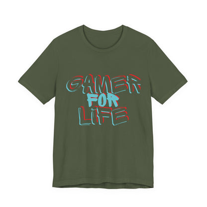 Gamer for Life - Unisex Jersey Short Sleeve Tee