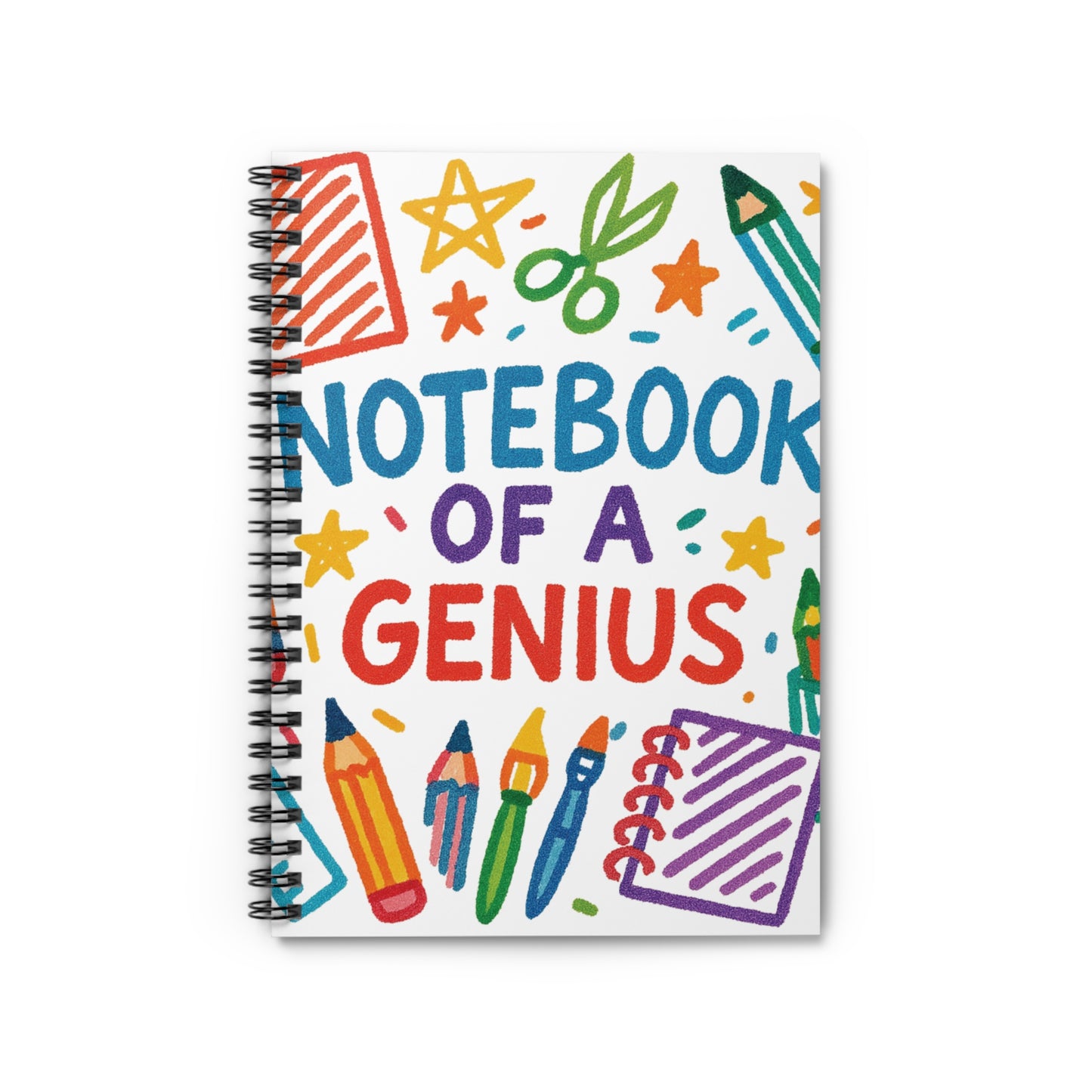 Notebook of a Genius - Spiral Notebook