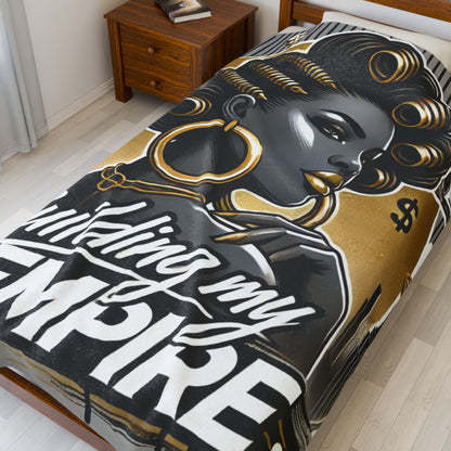 Building My Empire – Plush Velveteen Blanket