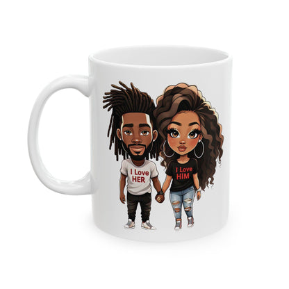 I Love Her, I Love Him - Ceramic Mug (11oz & 15oz) - Creatively Designed Shop