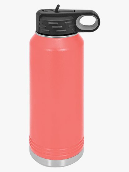 "Fit It Up With Good Vibes" - Water Bottle, 32oz - Creatively Designed Shop