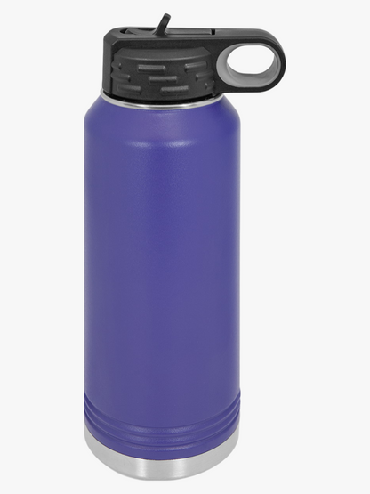 "Fit It Up With Good Vibes" - Water Bottle, 32oz - Creatively Designed Shop
