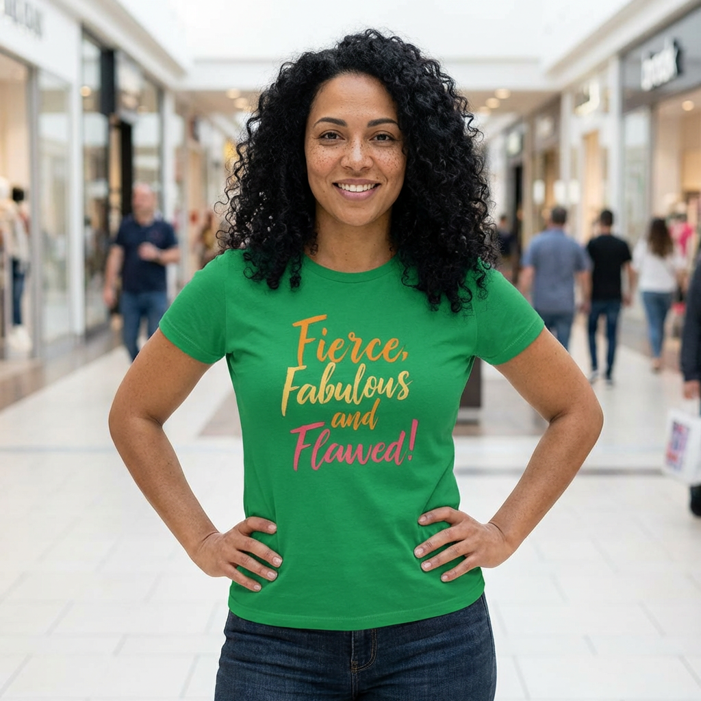 Fierce, Fabulous and Flawed! - The Boyfriend Tee for Women