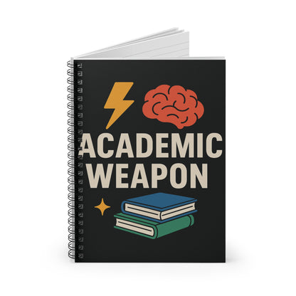 Academic Weapon - Spiral Notebook
