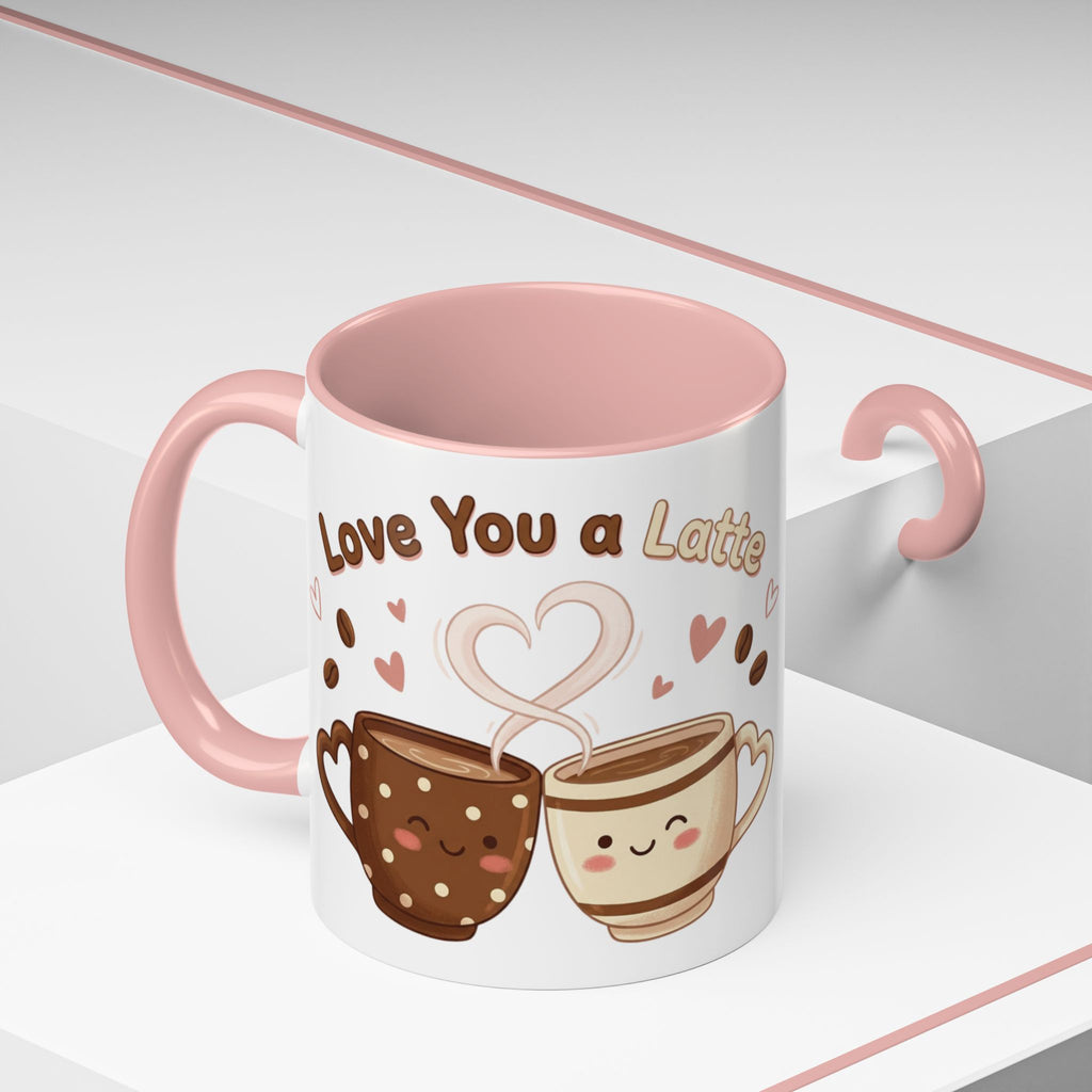 Love You A Latte – Accent Coffee Mug