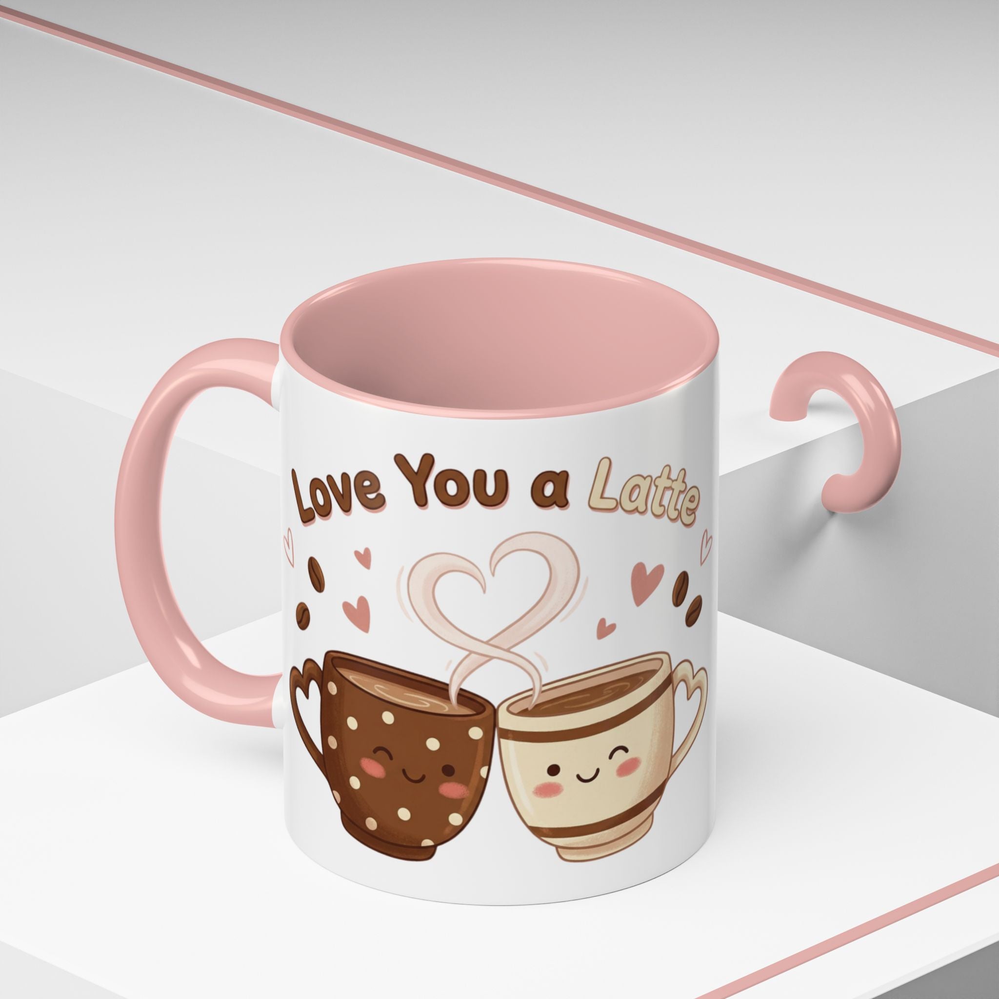 Love You A Latte – Accent Coffee Mug
