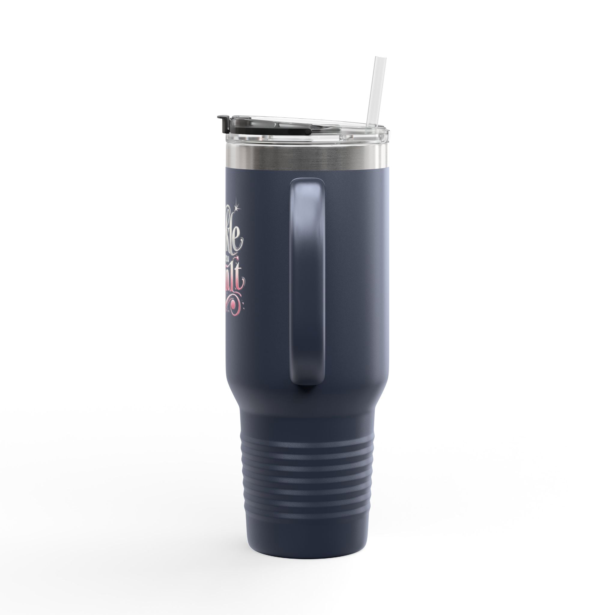"Sparkle Like You Mean It" - Insulated Travel Mug, 40oz