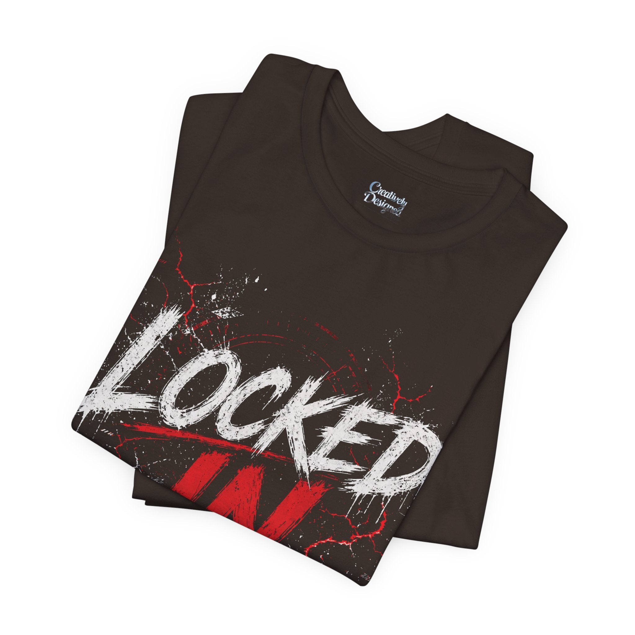 Locked In (Red) - Jersey Short Sleeve Tee