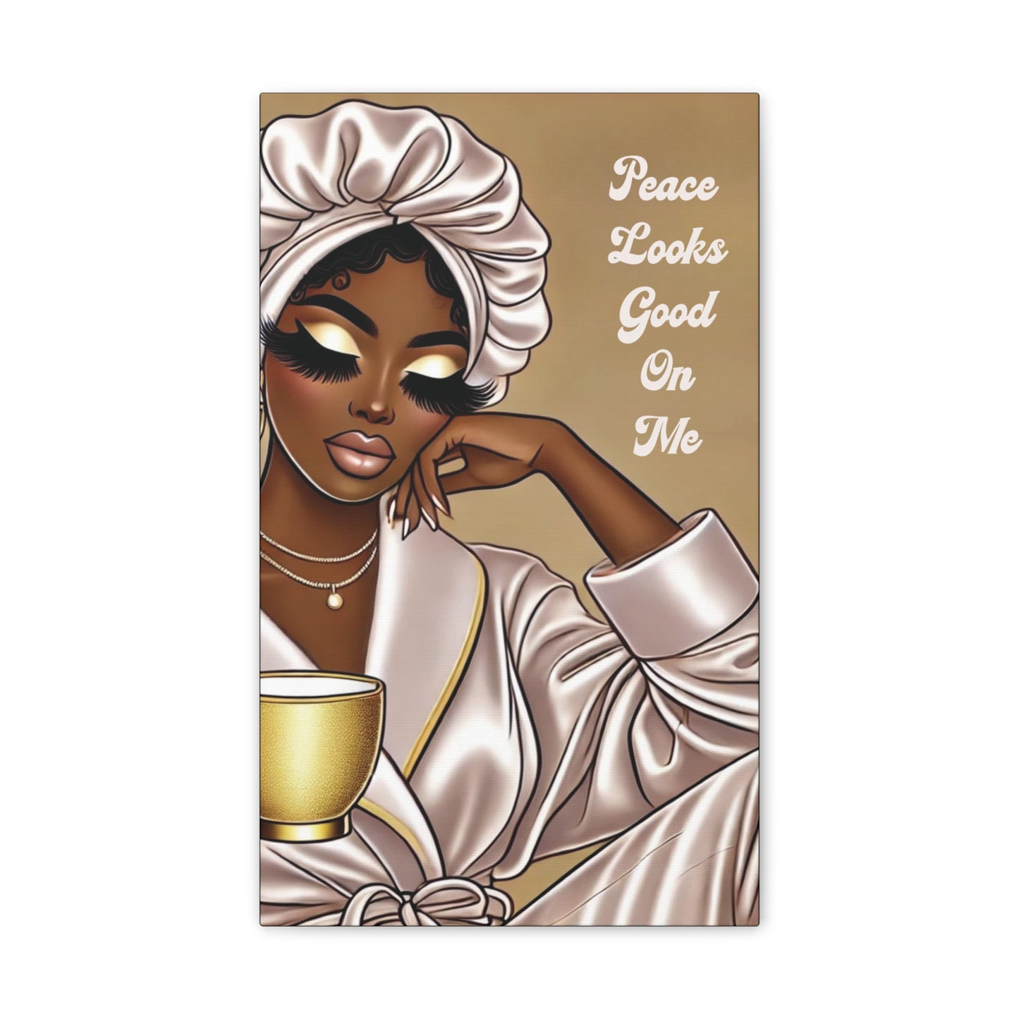 Peace Looks Good On Me - Canvas Art