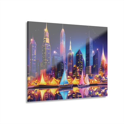 Beautiful City - Acrylic Prints (French Cleat Hanging)