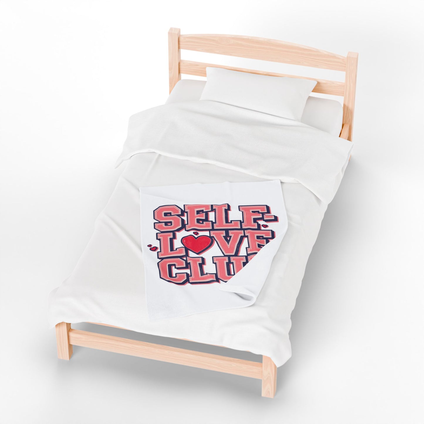 Self-Love Club – Plush Velveteen Blanket